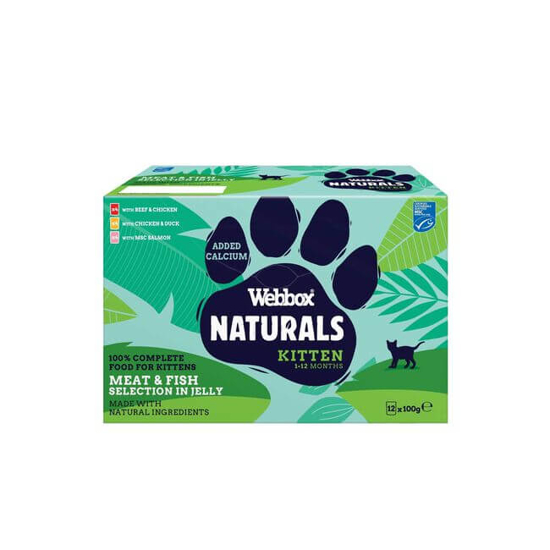 Imagem de Comida Húmida para Gato Júnior Mix Geleia WEBBOX emb.12x100g