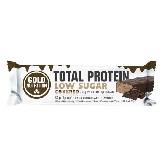 Imagem de Barra Low Sugar Cobertura Choc. Preto GOLDNUTRITION 30g