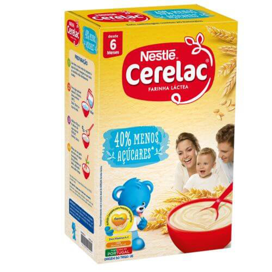 Papa Infantil Farinha Láctea Multicereais +6M