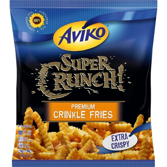 Imagem de Batatas Crinkle Super Crunch AVIKO emb.750g