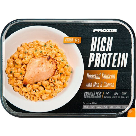 Imagem de Frango com Macarrão e Queijo High Protein PROZIS emb.360g