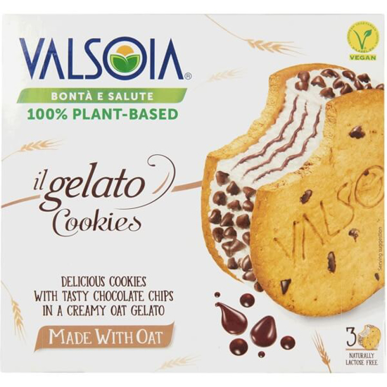 Imagem de Gelado Vegan de Cookie VALSOIA Pack 3 unidades emb.270g