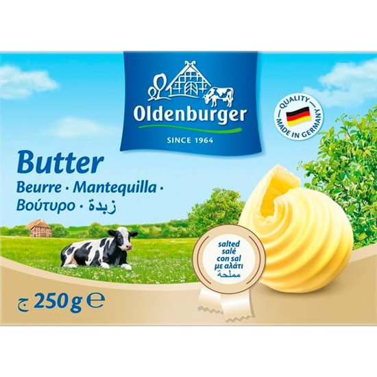 Imagem de Manteiga com Sal OLDENBURGER emb.250g