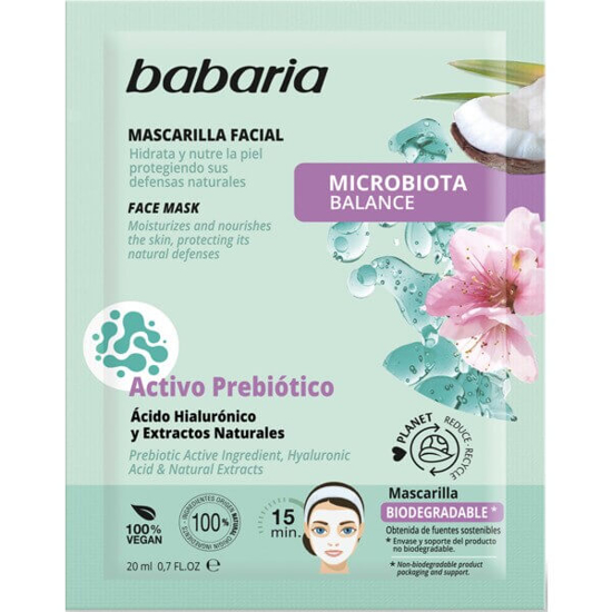 Imagem de Máscara Facial Microbiotica Balance BABARIA emb.20ml