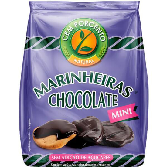 Imagem de Mini Marinhais Cobertura Chocolate CEM PORCENTO emb.50g