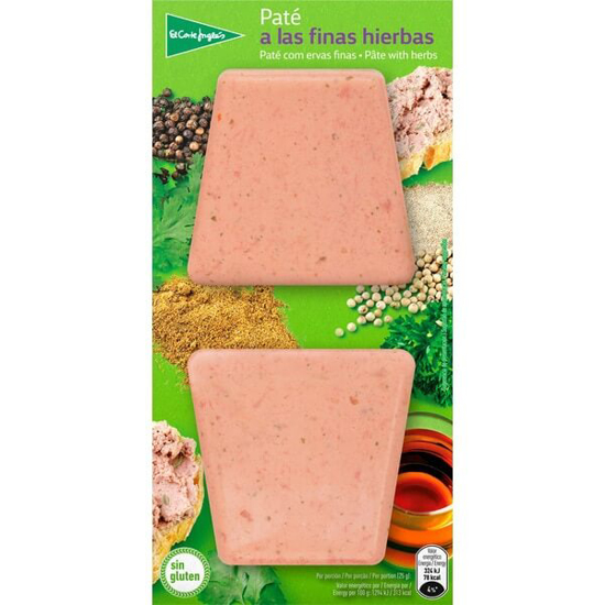 Imagem de Paté de Ervas Finas EL CORTE INGLÉS Pack 2X50g emb.100g