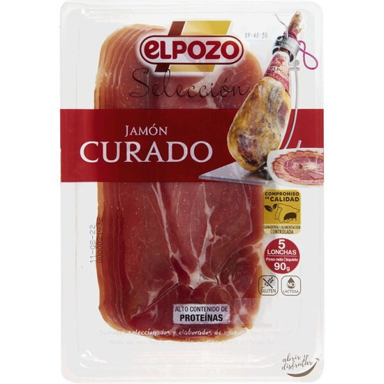 Imagem de Presunto Curado em Fatias EL POZO emb.80g