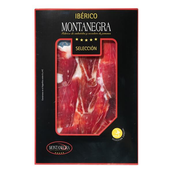 Imagem de Presunto da Pá Ibérico Fatiado à Mão MONTANEGRA emb.80g