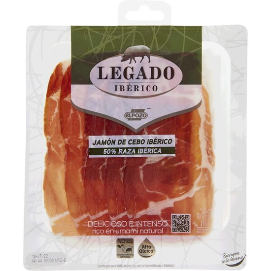 Imagem de Presunto Ibérico em Fatias LEGADO unidade 60g