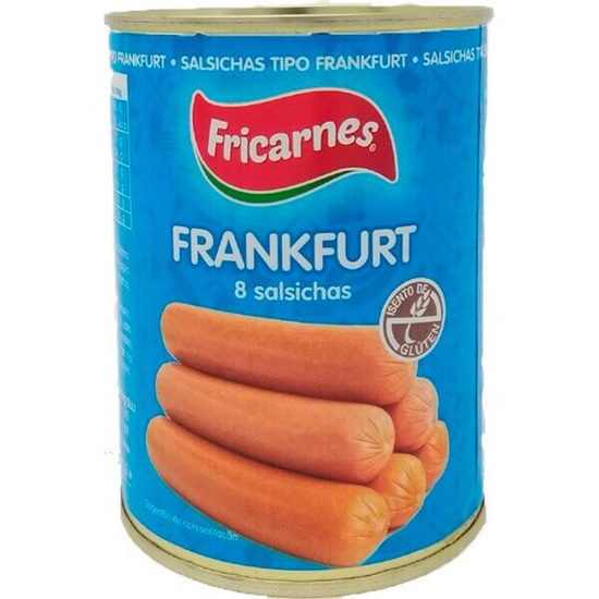 Imagem de Salsichas Frankfurt 8 unidades FRICARNES emb.170g