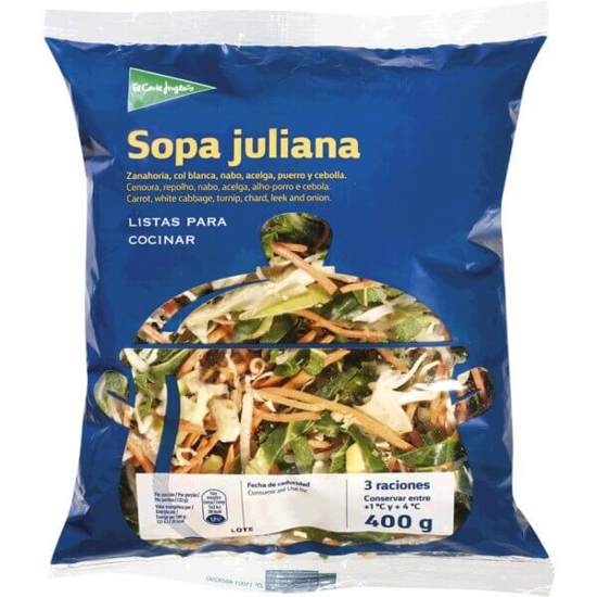 Imagem de Sopa Juliana EL CORTE INGLÉS emb.400g