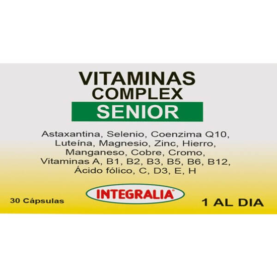 Imagem de Vitaminas Complex Sénior INTEGRALIA emb.30 comprimidos