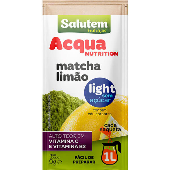 Imagem de Acqua Nutrition Matcha Limão em saquetas SALUTEM emb.9g