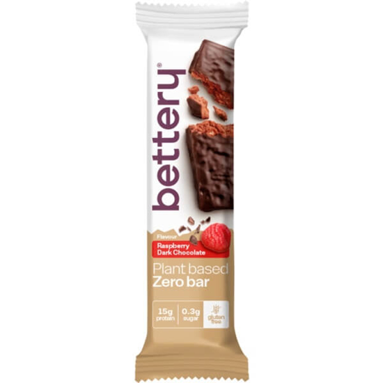 Imagem de Barra Plant Based Zero Bar Chocolate E Framboesa BETTERY emb.55g