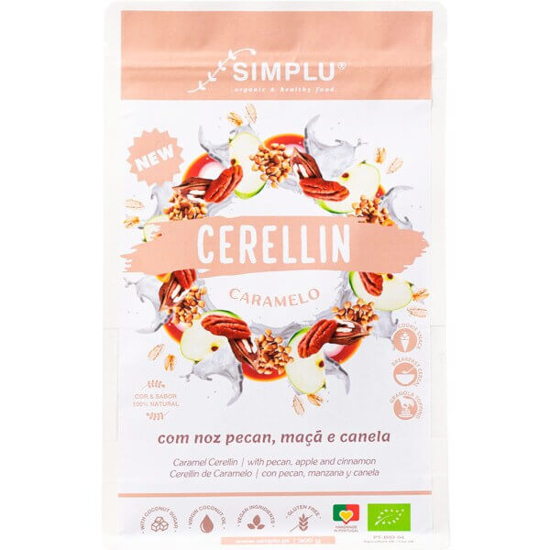 Imagem de Cerelin Caramelo Noz Pecan, Maçã E Canela SIMPLU emb.300g