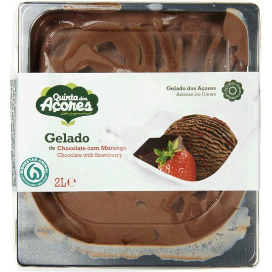 Imagem de Quinta dos Açores Gelado de Chocolate com Morango QUINTA AÇORES emb.2000ml