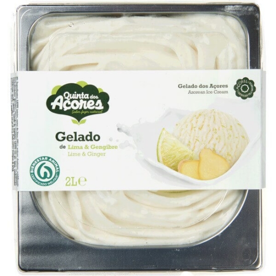 Imagem de Quinta dos Açores Gelado de Lima e Gengibre QUINTA AÇORES emb.2000ml