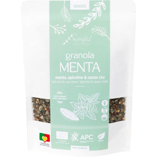 Imagem de Granola De Menta Spirulina & Cacau Cru SIMPLU emb.300g