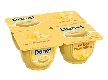 Mostrar detalhes para Creme de Baunilha Danette DANONE emb.4x125g Imagem de Creme de Baunilha Danette DANONE emb.4x125g