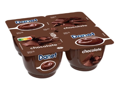Mostrar detalhes para Creme de Chocolate Danette DANONE emb.4x125g Imagem de Creme de Chocolate Danette DANONE emb.4x125g