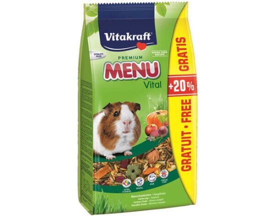 Imagem de Alimento Para Cobaias VITAKRAFT Premium Menu Vital 1kg
