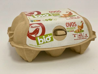 Mostrar detalhes para Ovos AUCHAN Biológicos Bio Classe M/L Meia Dúzia Imagem de Ovos AUCHAN Biológicos Bio Classe M/L Meia Dúzia