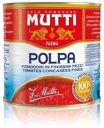 Mostrar detalhes para Tomate Triturado MUTTI 2,5kg Imagem de Tomate Triturado MUTTI 2,5kg