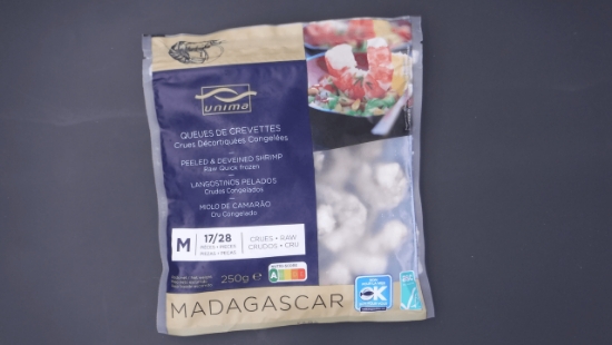 Imagem de Miolo Camarão Madagascar 30/60 UNIMA 250g Congelado