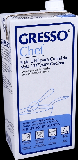 Imagem de Natas Uht Para Culinária Chef GRESSO 1L
