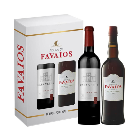Imagem de Moscatel & Vinho Tinto Casa Velha Pack FAVAIOS 2x75cl