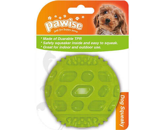 Imagem de Bola para Cão TPR com Squeaker 6,5 cm PAWISE 1un