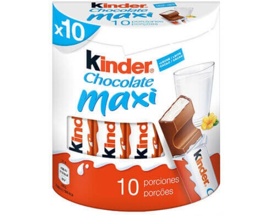 Imagem de Bombons KINDER:Cioccolato Maxi T10 210g