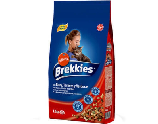 Imagem de Ração Para Gato BREKKIES Mix Vaca 1.5kg