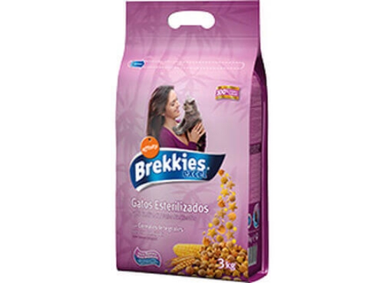 Imagem de Ração Para Gato BREKKIES Esterilizado 3kg
