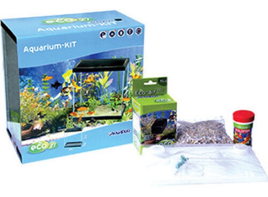 Imagem de Aquário Eco AQUAPOR Kit Mini 27X14x27Cm