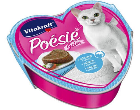 Imagem de Comida Húmida Gato VITAKRAFT Poesie Salmão/Espinafres 85g