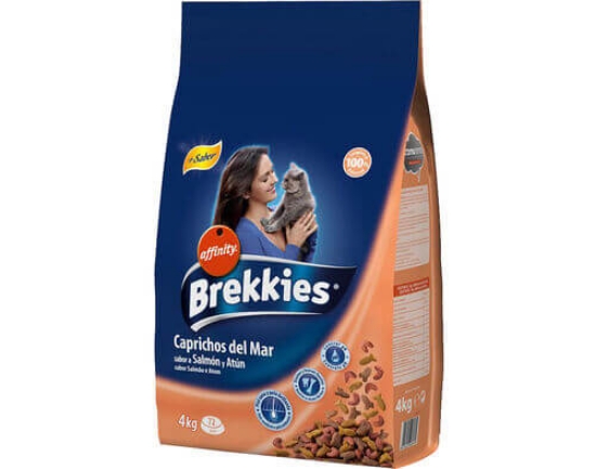 Imagem de Ração Para Gato BREKKIES Caprichos do Mar 4kg