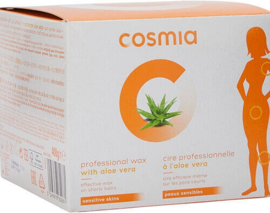 Imagem de Cera COSMIA Depilatória Com Aloé Vera Profissional 400g