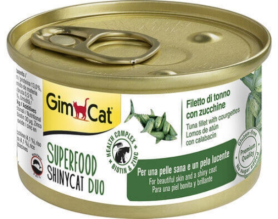 Imagem de Comida Húmida Para Gato GIMCAT Duo Com Atum e Curgette 70g