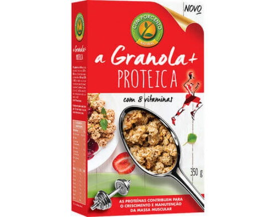 Imagem de Granola + Proteíca CEM PORCENTO emb.350g