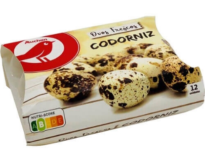 Mostrar detalhes para Ovos AUCHAN Codorniz 1 Dúzia Imagem de Ovos AUCHAN Codorniz 1 Dúzia