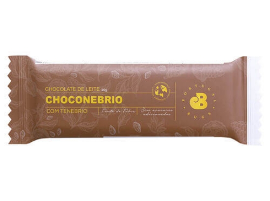 Imagem de  Chocolate de Leite com Tenebrio Choconebrio PORTUGAL BUGS emb.30g