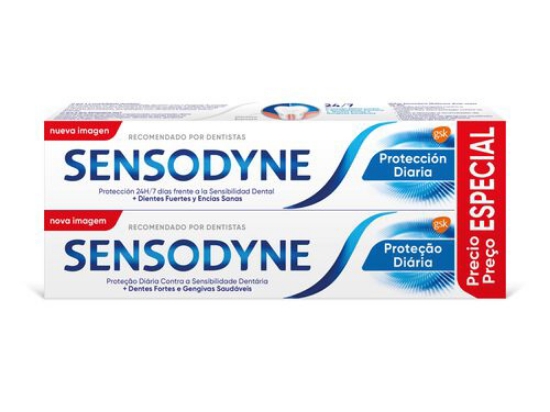 Imagem de Pasta Dentífrica SENSODYNE Proteção Diária 2x75ml
