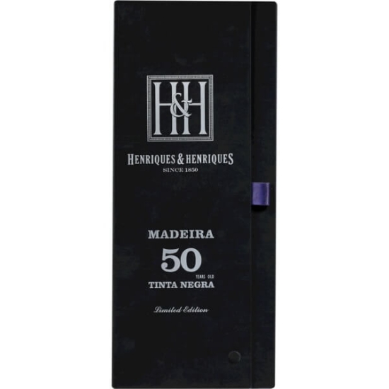 Imagem de Vinho da Madeira Tinta Negra 50 Anos HENRIQUES & HENRIQUES garrafa 50cl