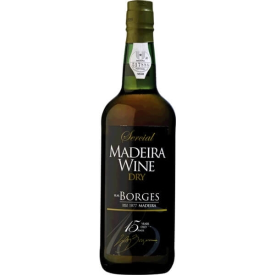 Imagem de Vinho da Madeira Sercial 15 Anos H.M. BORGES garrafa 75cl