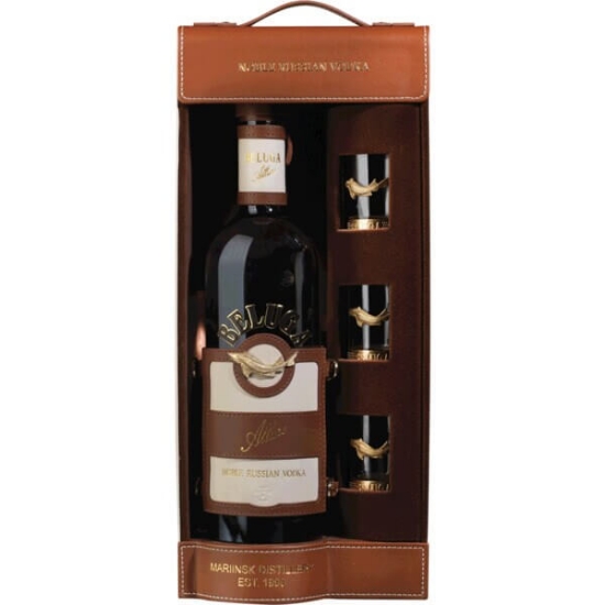 Imagem de Coffret Vodka Allure + 3 Shots BELUGA garrafa 70cl