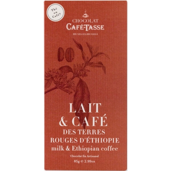 Imagem de Chocolate de Leite com Café da Etiópia CAFÉ-TASSE emb.85g