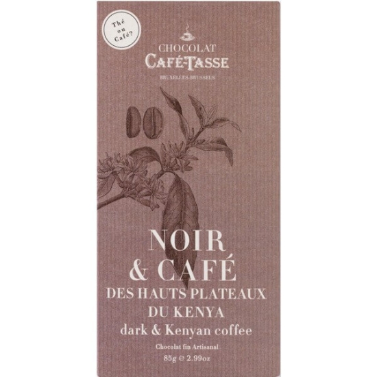 Imagem de Chocolate Preto com Café do Kenya CAFÉ-TASSE emb.85g