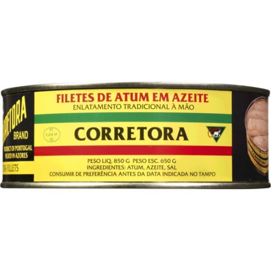 Imagem de Filetes de Atum em Azeite CORRETORA lata 1kg