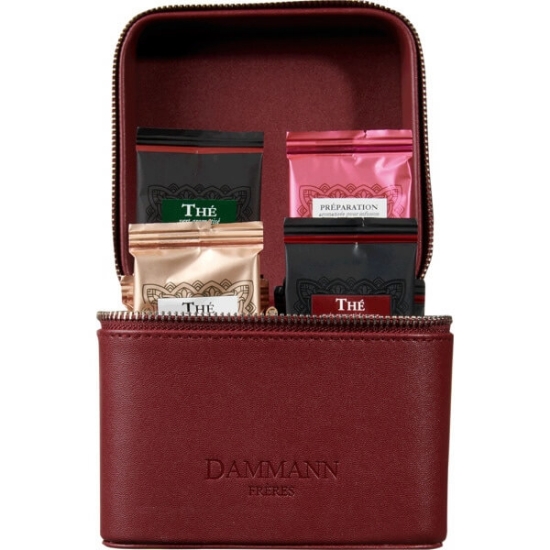 Imagem de Coffret Coffret Chá Journey Mala/Estojo Bordeaux DAMMANN FRÉRES emb.32 unidades